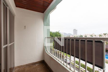 Varanda de apartamento para alugar com 3 quartos, 110m² em Enseada, Guarujá