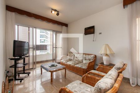 Sala de apartamento para alugar com 3 quartos, 110m² em Enseada, Guarujá