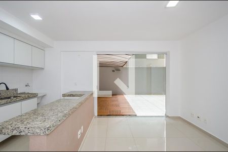 Sala - Cozinha de apartamento para alugar com 1 quarto, 86m² em Centro, Belo Horizonte