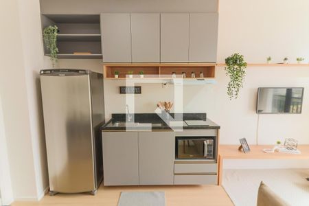 Sala / Cozinha de apartamento para alugar com 1 quarto, 32m² em Butantã, São Paulo