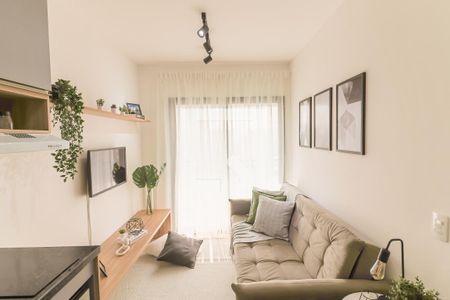 Sala / Cozinha de apartamento para alugar com 1 quarto, 32m² em Butantã, São Paulo