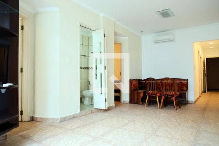 Sala de apartamento para alugar com 3 quartos, 110m² em Boqueirão, Santos