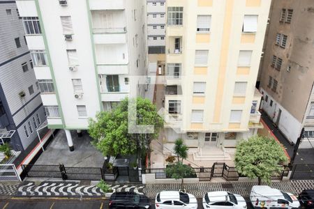 Vista da Sala de apartamento para alugar com 3 quartos, 110m² em Boqueirão, Santos