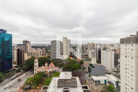 Vista de kitnet/studio para alugar com 1 quarto, 38m² em Indianópolis, São Paulo