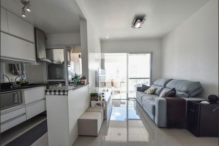 Sala  de apartamento para alugar com 1 quarto, 49m² em Vila Cordeiro, São Paulo