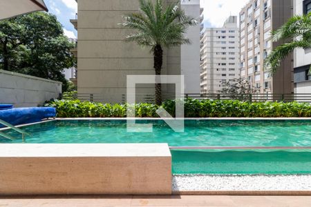 Área Comum - Piscina de apartamento para alugar com 1 quarto, 89m² em Moema, São Paulo