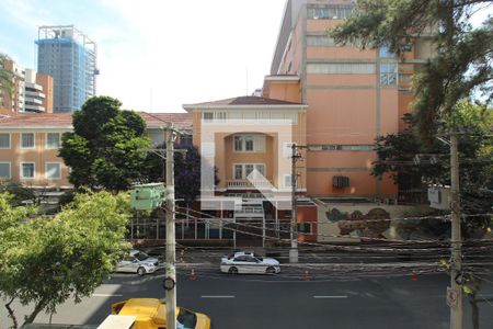 Vista da Sala de apartamento à venda com 1 quarto, 89m² em Moema, São Paulo