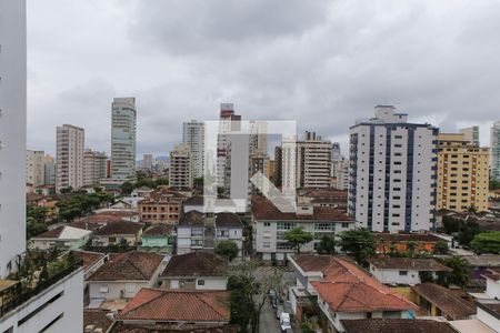 Vista de apartamento para alugar com 3 quartos, 100m² em Gonzaga, Santos