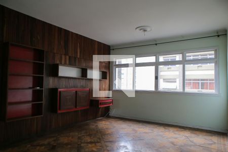 Sala de apartamento para alugar com 3 quartos, 100m² em Gonzaga, Santos