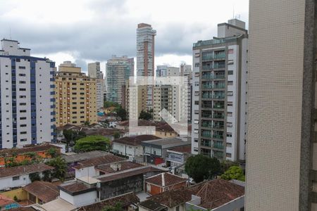 Vista de apartamento para alugar com 3 quartos, 100m² em Gonzaga, Santos