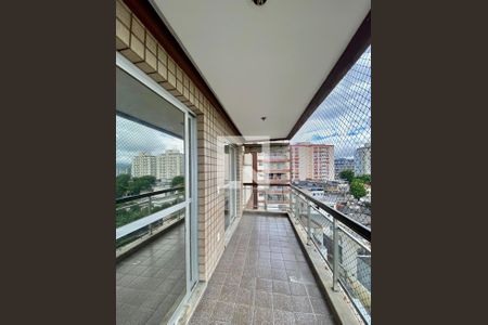 Varanda da Sala de apartamento para alugar com 3 quartos, 96m² em Todos Os Santos, Rio de Janeiro