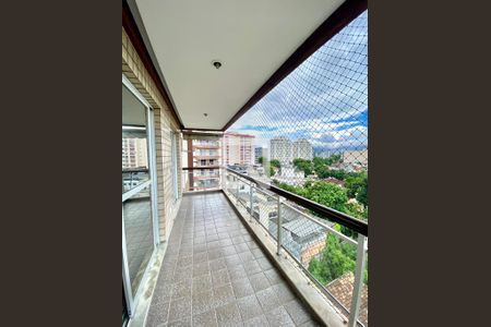 Varanda da Sala de apartamento para alugar com 3 quartos, 96m² em Todos Os Santos, Rio de Janeiro