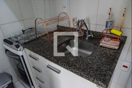 Cozinha de apartamento à venda com 1 quarto, 31m² em Liberdade, São Paulo