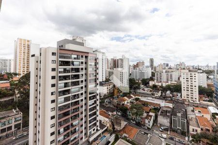 Varanda da Sala - Vista de apartamento à venda com 4 quartos, 150m² em Pinheiros, São Paulo