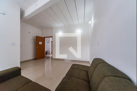 Sala e Quarto de kitnet/studio para alugar com 1 quarto, 45m² em Jardim Bom Pastor, Santo André