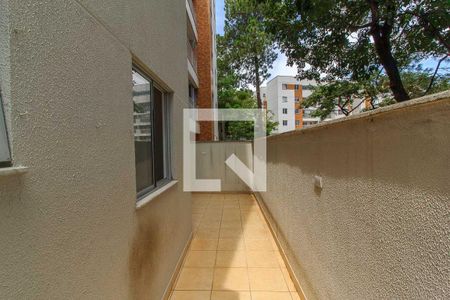 Varanda de apartamento à venda com 1 quarto, 67m² em Santa Amelia, Belo Horizonte