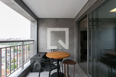Varanda - Mesa e Cadeiras de apartamento para alugar com 1 quarto, 40m² em Cidade Mãe do Céu, São Paulo