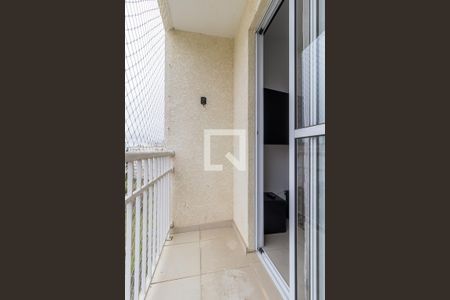 Varanda da Sala de apartamento para alugar com 2 quartos, 48m² em Vila Mogilar, Mogi das Cruzes