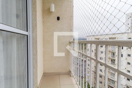 Varanda da Sala de apartamento para alugar com 2 quartos, 48m² em Vila Mogilar, Mogi das Cruzes