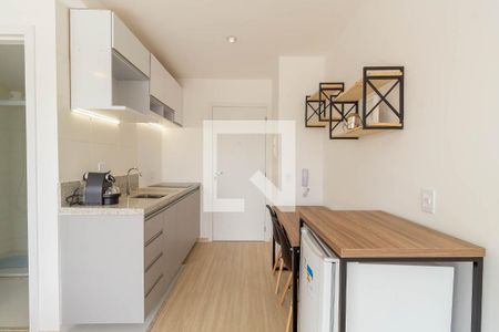 Studio - Cozinha  de kitnet/studio para alugar com 1 quarto, 26m² em Liberdade, São Paulo