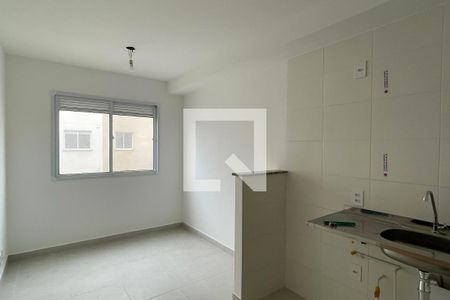 Cozinha de apartamento para alugar com 1 quarto, 32m² em Jardim Cidalia, São Paulo