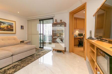 Sala de apartamento à venda com 2 quartos, 99m² em Cidade Monções, São Paulo