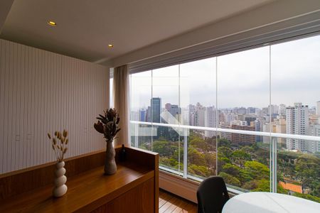 Varanda de apartamento à venda com 1 quarto, 55m² em Consolação, São Paulo