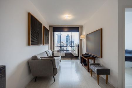 Sala de apartamento à venda com 1 quarto, 45m² em Pinheiros, São Paulo