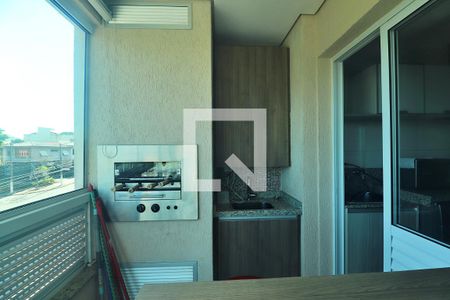 Varanda gourmet de apartamento à venda com 2 quartos, 67m² em Bangú, Santo André
