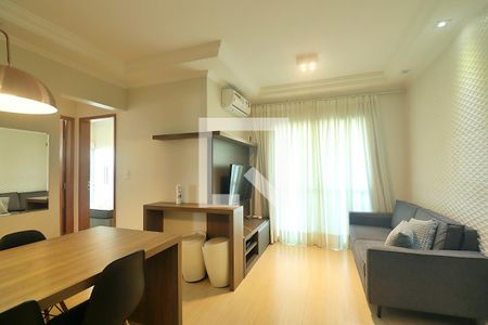 Sala de apartamento para alugar com 2 quartos, 67m² em Bangú, Santo André