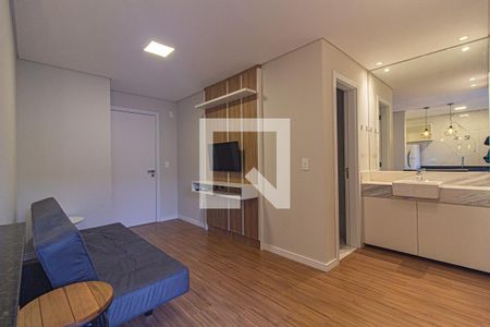 Sala de apartamento para alugar com 1 quarto, 45m² em Centro, Curitiba