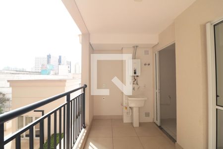 Varanda e Area de serviço  de apartamento à venda com 1 quarto, 42m² em Brás, São Paulo