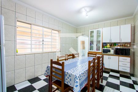 Sala de jantar de casa para alugar com 3 quartos, 175m² em Jardim do Estádio, Santo André