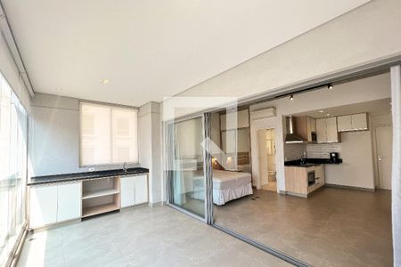 Varanda de kitnet/studio para alugar com 1 quarto, 46m² em Planalto Paulista, São Paulo