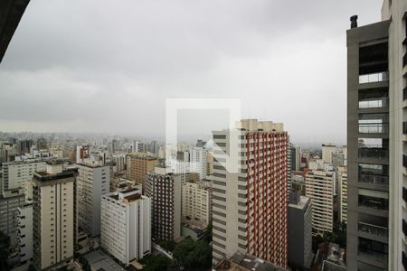 Vista da Varanda da Sala de apartamento para alugar com 2 quartos, 136m² em Jardim Paulista, São Paulo