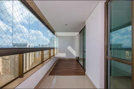 Varanda da Sala de apartamento para alugar com 4 quartos, 156m² em Vila da Serra, Nova Lima