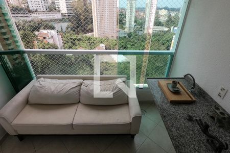 Varanda da Sala de apartamento para alugar com 2 quartos, 64m² em Jardim Ampliação, São Paulo