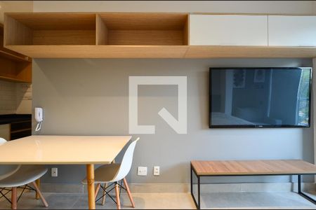 Sala/Cozinha de kitnet/studio para alugar com 1 quarto, 28m² em Vila Clementino, São Paulo