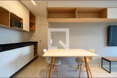 Sala/Cozinha de kitnet/studio para alugar com 1 quarto, 28m² em Vila Clementino, São Paulo