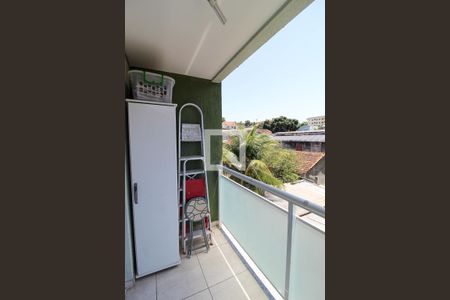 Varanda da Sala de apartamento à venda com 2 quartos, 49m² em Rocha, Rio de Janeiro