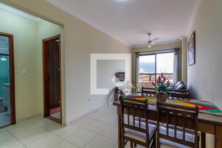 Sala de apartamento para alugar com 1 quarto, 61m² em Caiçara, Praia Grande