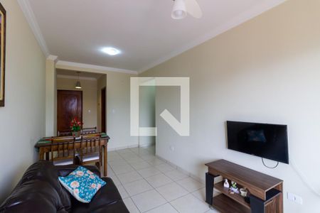 Sala de apartamento para alugar com 1 quarto, 61m² em Caiçara, Praia Grande