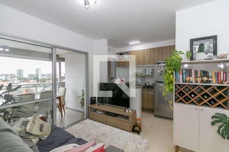 Sala de apartamento para alugar com 1 quarto, 48m² em Campo Belo, São Paulo