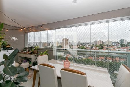 Varanda da Sala de apartamento para alugar com 1 quarto, 48m² em Campo Belo, São Paulo