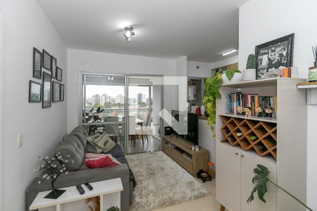 Sala de apartamento para alugar com 1 quarto, 48m² em Campo Belo, São Paulo