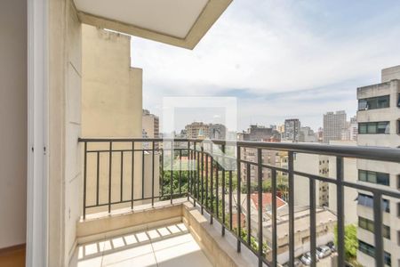 Varanda de apartamento à venda com 1 quarto, 44m² em Higienópolis, São Paulo