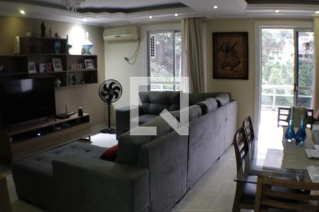 Sala de apartamento à venda com 4 quartos, 170m² em Pechincha, Rio de Janeiro