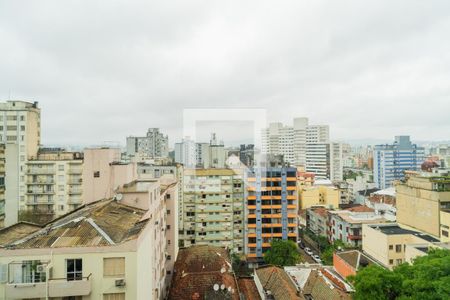 Vista da Sala/Quarto de kitnet/studio à venda com 1 quarto, 38m² em Centro Histórico, Porto Alegre