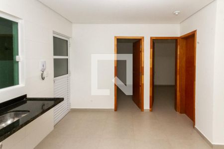 Sala e Cozinha de apartamento à venda com 2 quartos, 47m² em Chácara Mafalda, São Paulo