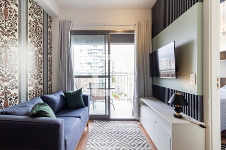 Sala de apartamento à venda com 1 quarto, 29m² em Vila Nova Conceição, São Paulo